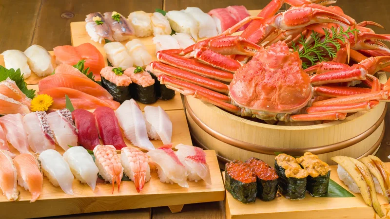 ＜7月限定＞寿司＆カニの食べ放題を1,000円引きで楽しむビッグチャンス！早得キャンペーン実施中！【FUJIYAMA TOKYO 大阪難波店】